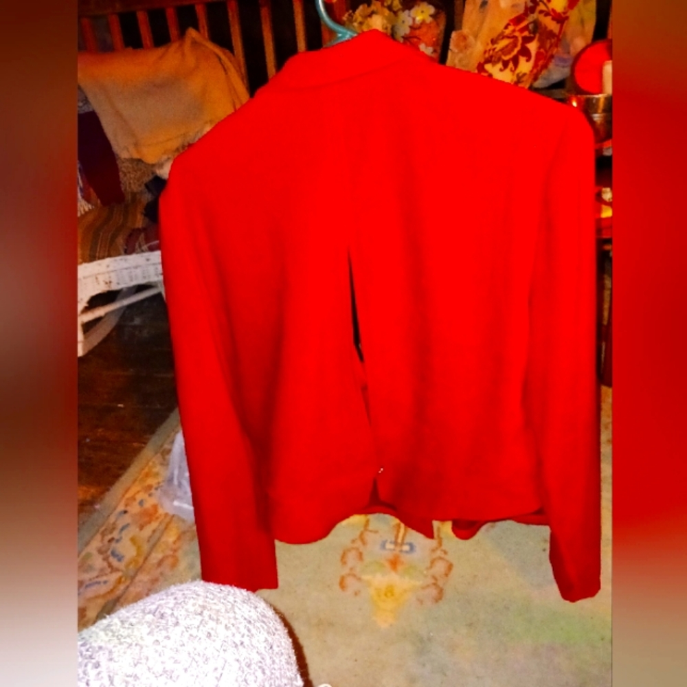 VINTAGE Karin Stevens Keyhole Collared coat